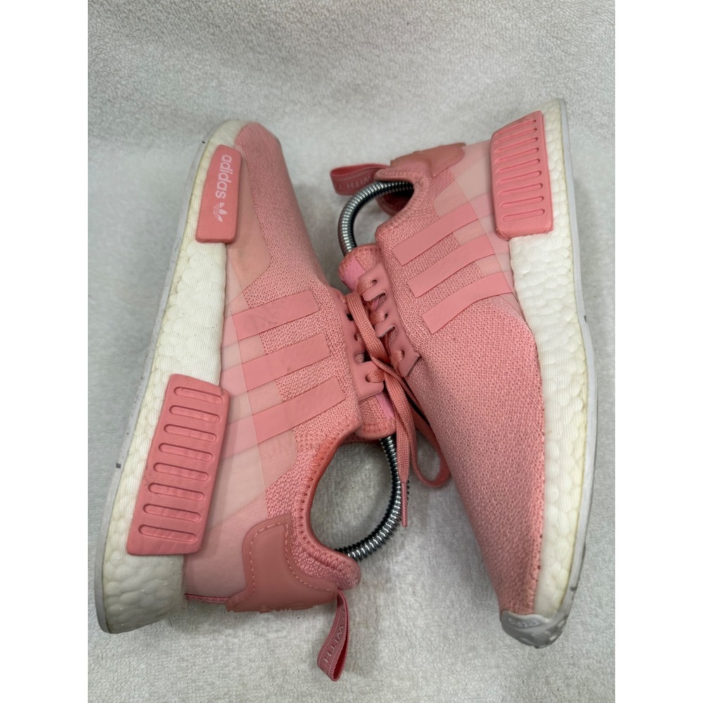 Adidas NMD R1 Pulse Boost Pink Knit Low Top Sneakers Women 6 EG7925 - Picture 3 of 6
